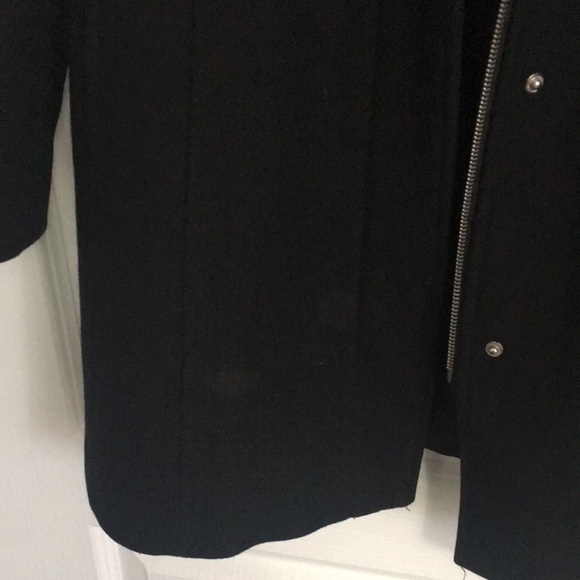 Black Wool Coat - Picture 3 of 3
